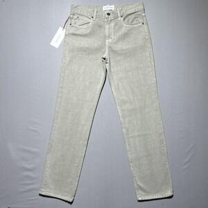 SLVRLAKE Remy Outskirts Jeans Womens 27 Green Straight Leg Mid Rise (31x32.5)